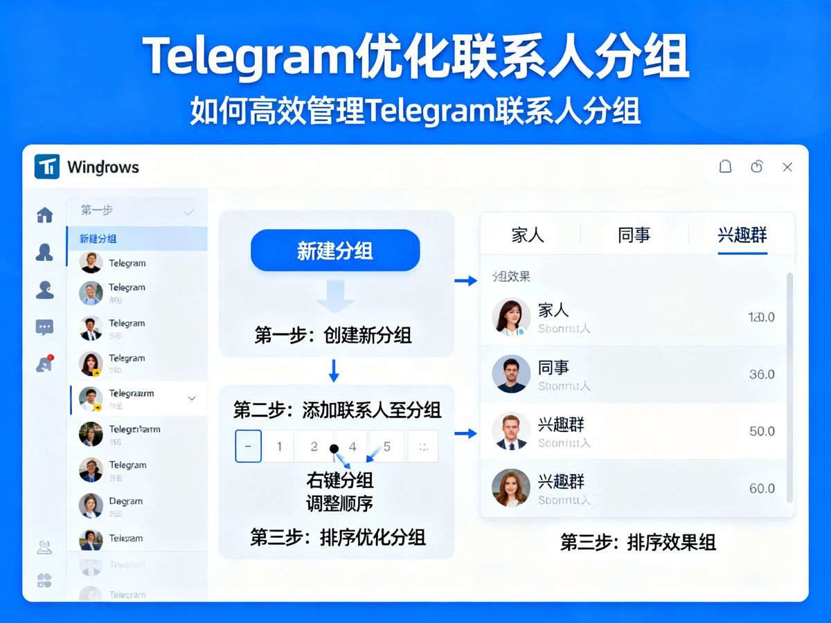 Telegram优化联系人分组(如何高效管理Telegram联系人分组)
