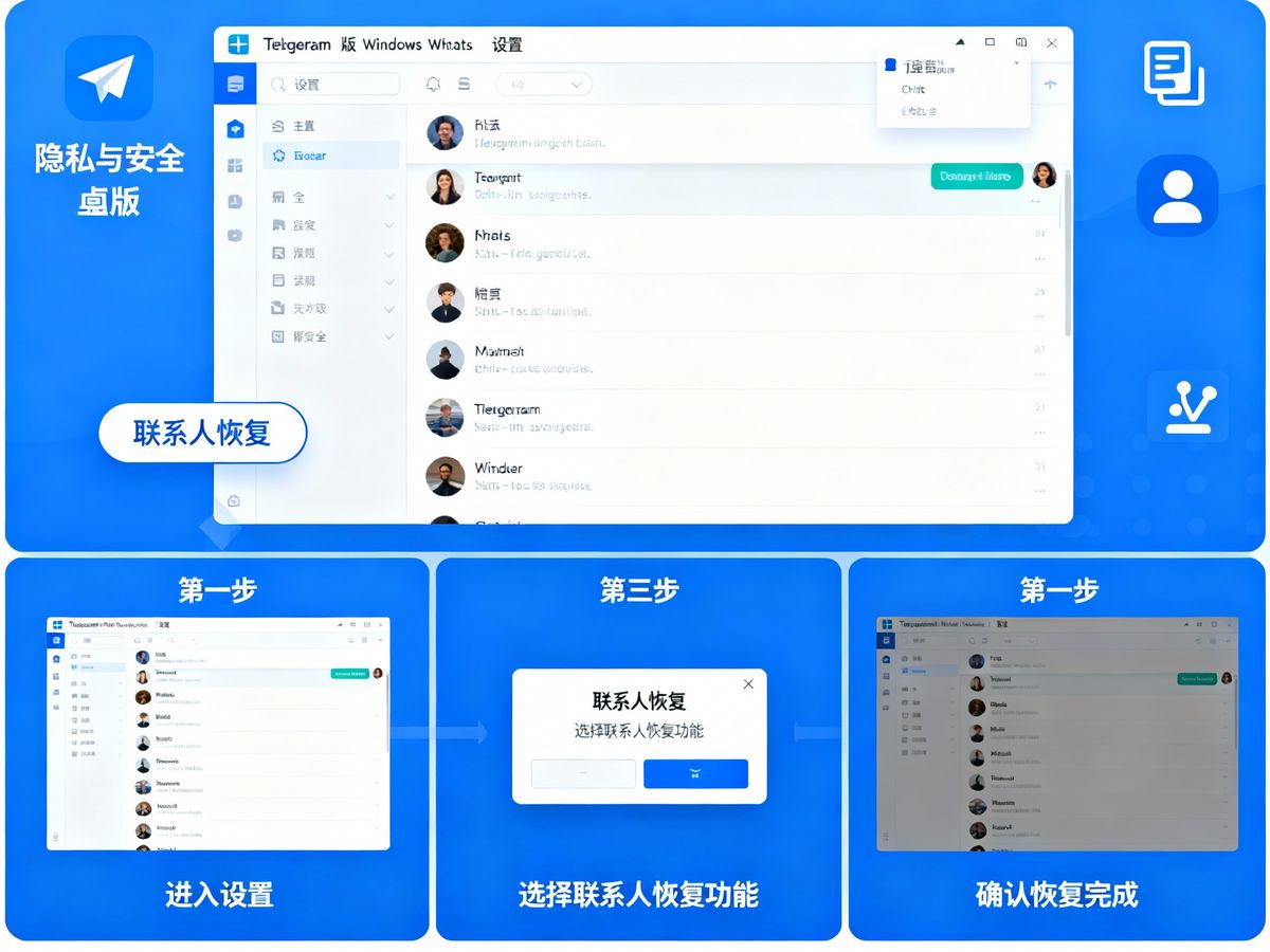 Telegram优化联系人恢复(怎么恢复Telegram联系人)