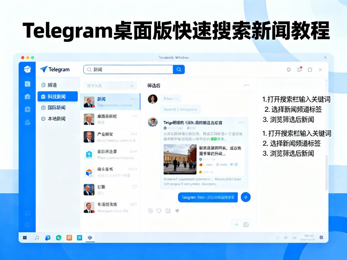 Telegram增加快速搜索新闻(如何在Telegram中筛选新闻信息)