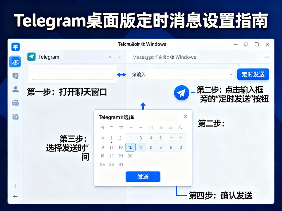 Telegram增加消息定时发送(如何在Telegram设置定时消息)
