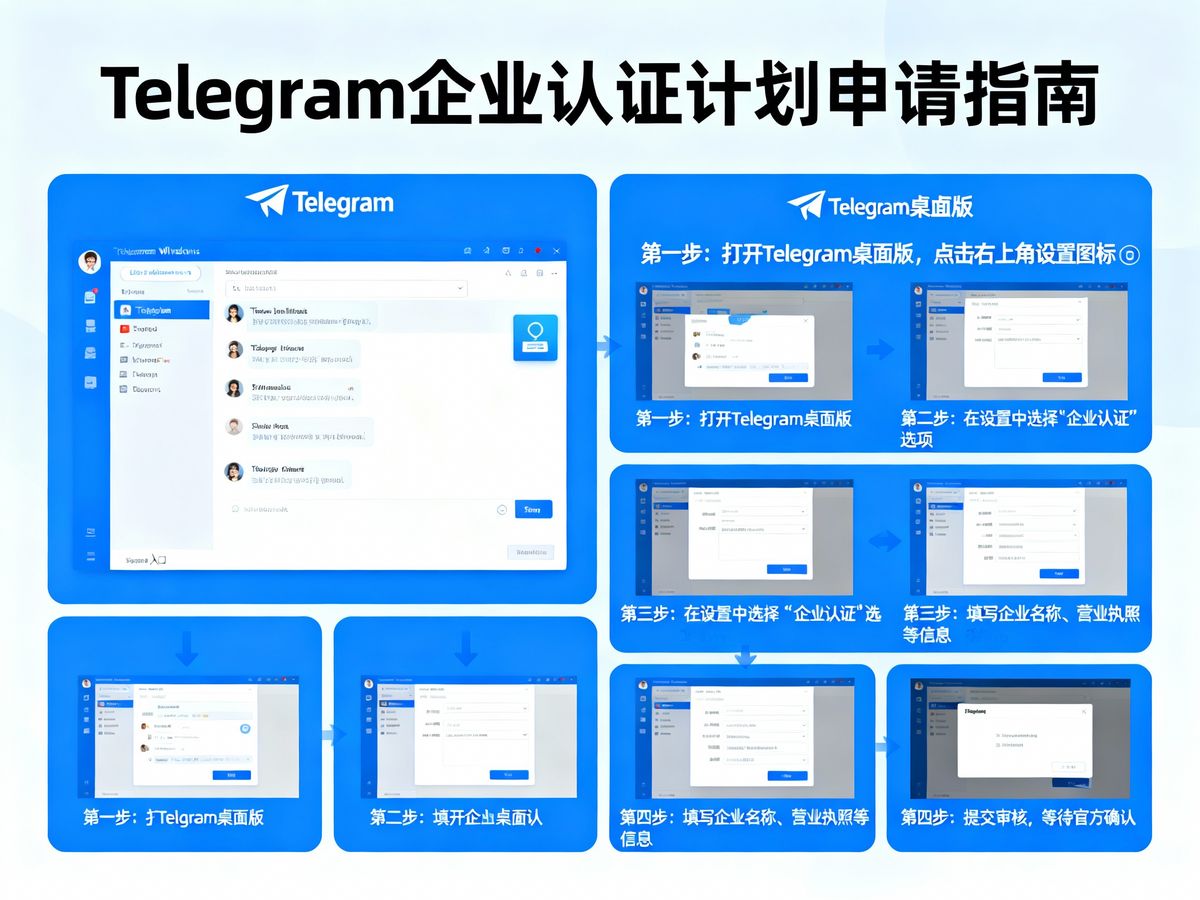 Telegram推出企业认证计划(企业认证如何申请详细步骤)