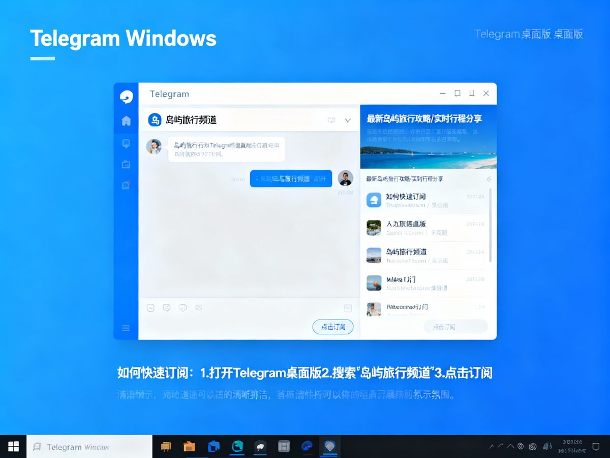 Telegram推出岛屿旅行频道(如何快速订阅Telegram旅行频道)