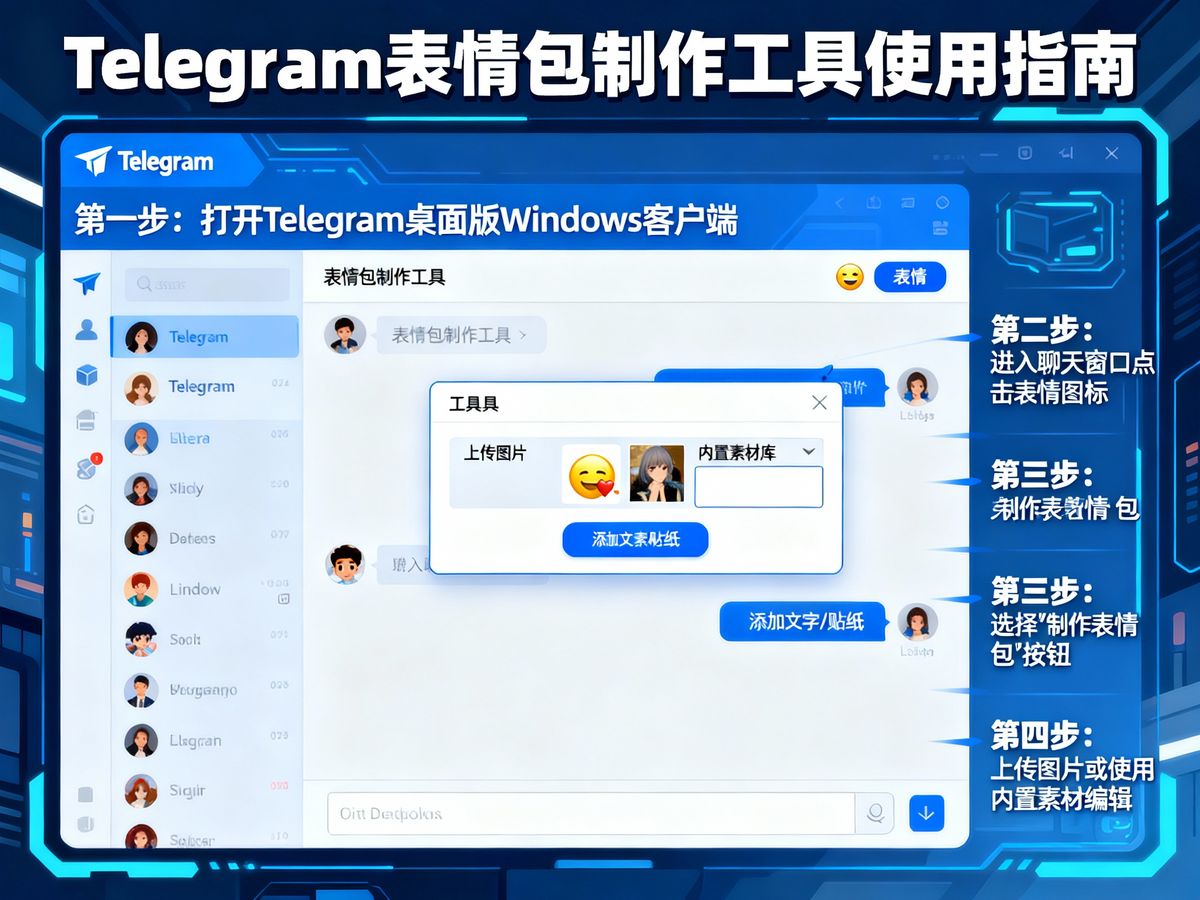 Telegram推出表情包制作工具(如何在Telegram制作表情包)
