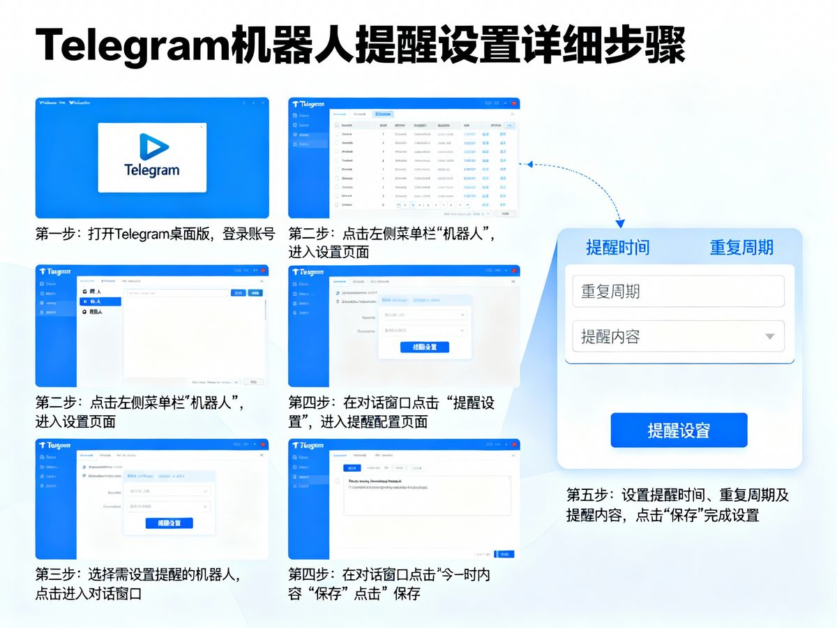Telegram机器人提醒(Telegram机器人设置详细步骤)