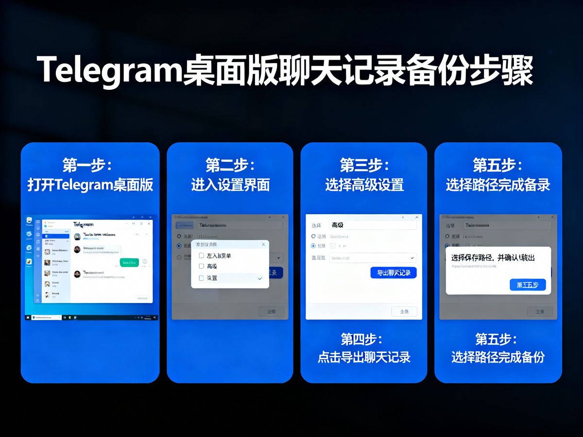 Telegram机器人数据收集(怎么备份Telegram聊天记录步骤)