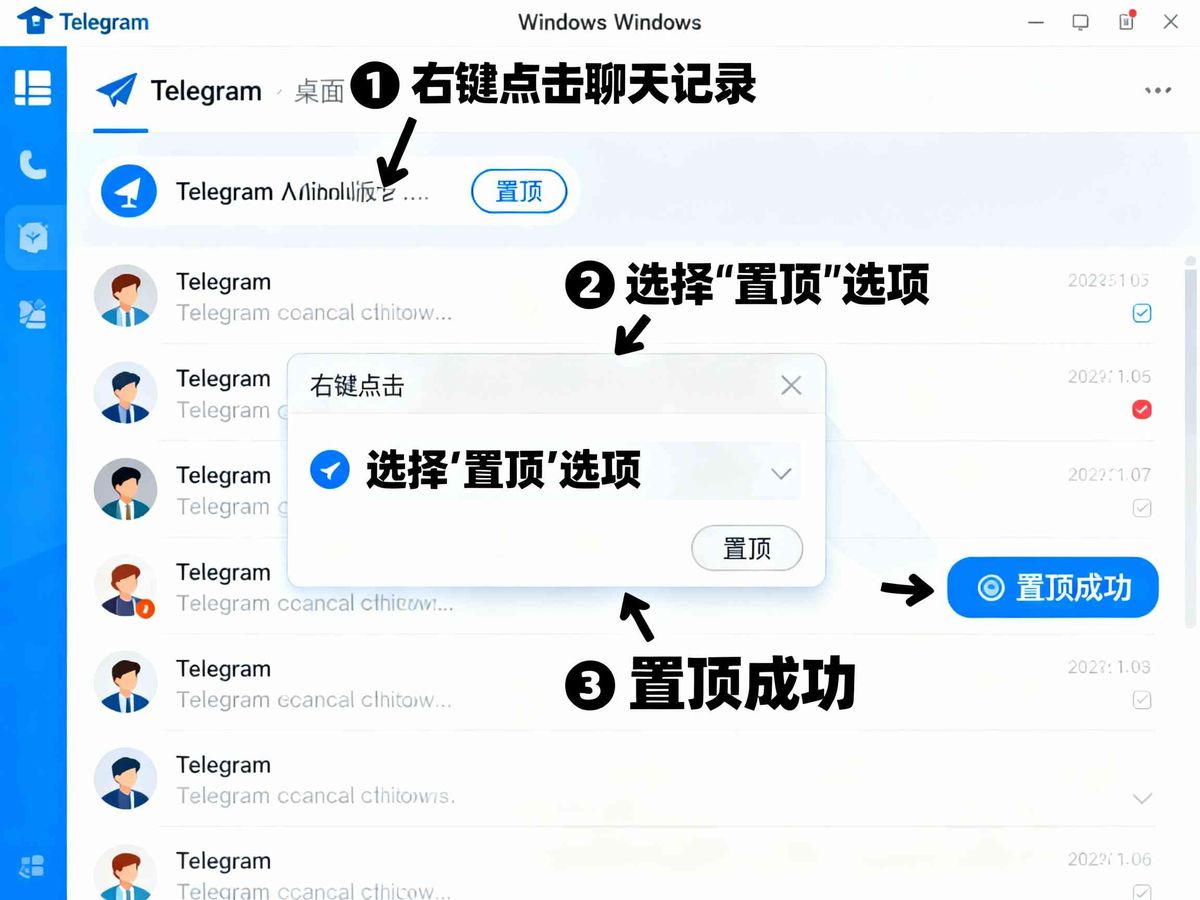 如何设置纸飞机聊天置顶(如何在Telegram中置顶聊天)