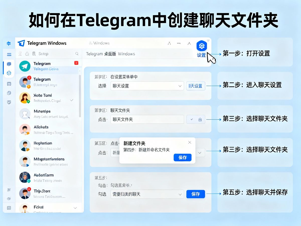 怎么设置纸飞机聊天文件夹(如何在Telegram中创建聊天文件夹)