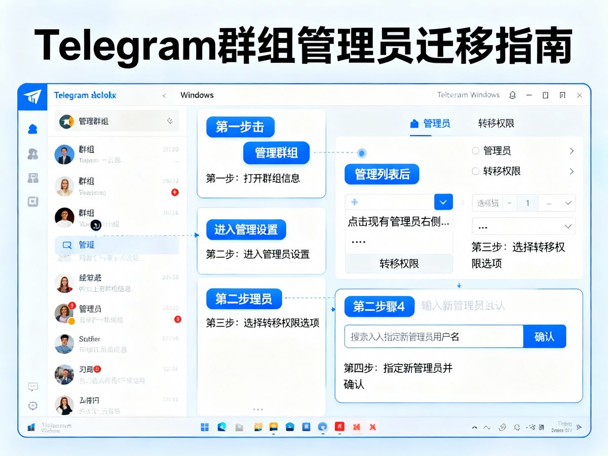 怎么迁移纸飞机群组管理员(如何转移群组管理权限)