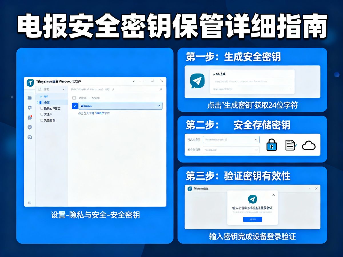 电报安全密钥保管(电报安全密钥保管详细指南)