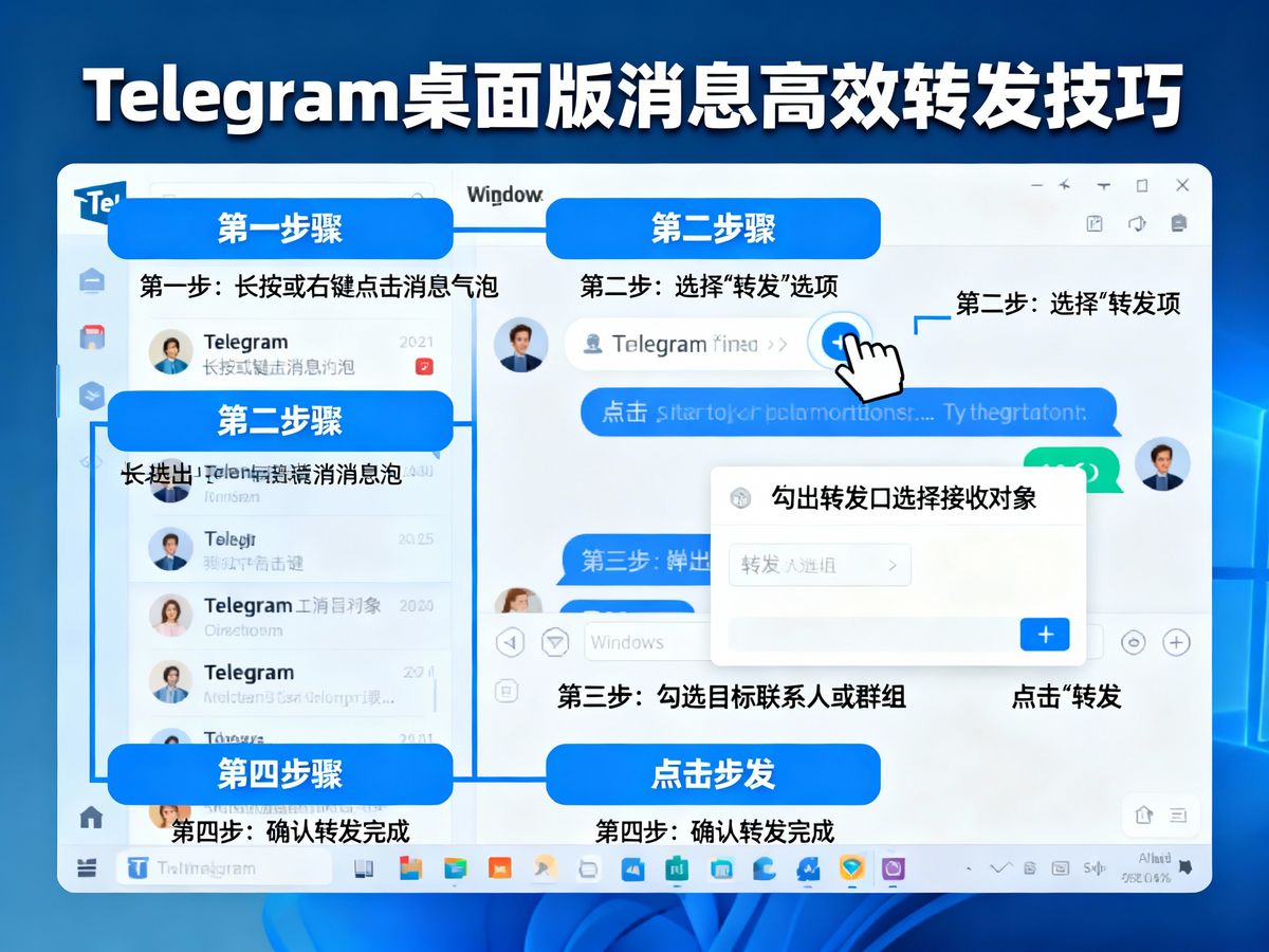 电报消息转发技巧(电报消息高效转发操作技巧)